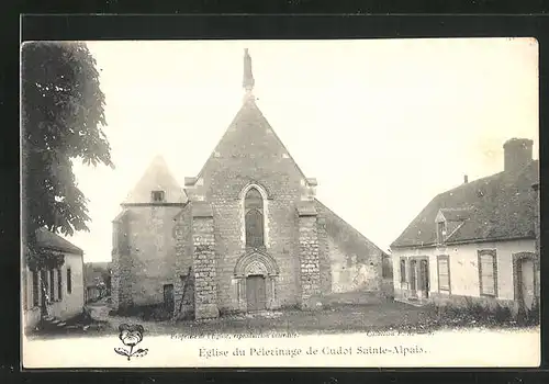 AK Cudot, Église du Pélerinage Sainte-Alpais