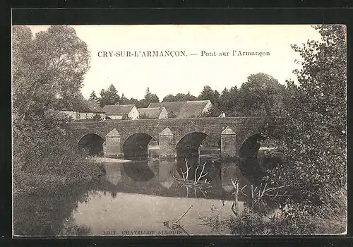 AK Cry-Sur-L'Armancon, Pont sur l'Armancon