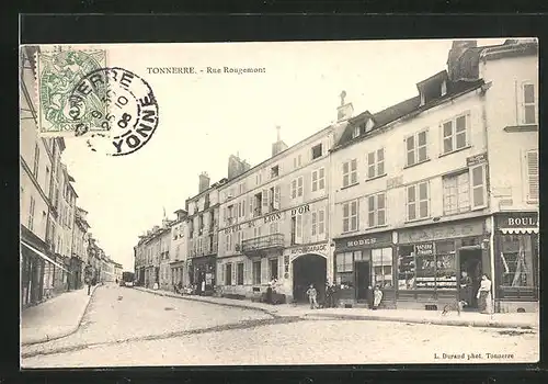 AK Tonnerre, Rue Rougemont