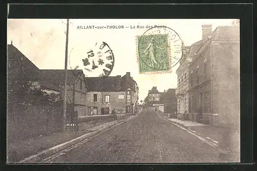 AK Aillant-sur-Tholon, La Rue des Ponts