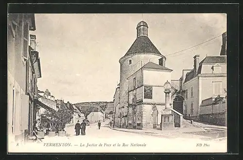AK Vermenton, La Justice de Paix et la Rue Nationale