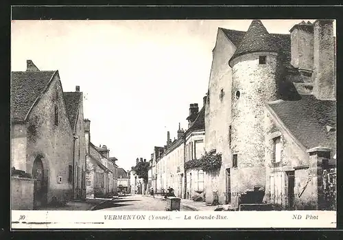 AK Vermenton, La Grande Rue