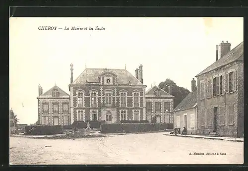 AK Chéroy, la Mairie et les Écoles