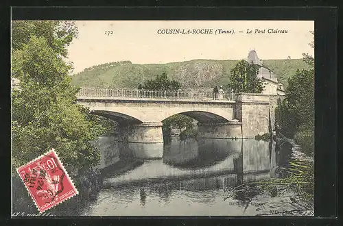 AK Cousin-la-Roche, Le Pont Cöaireau