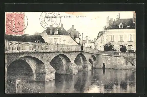 AK Coulanges-sur-Yonne, Le Pont