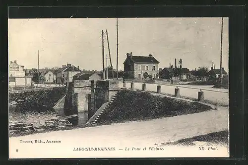 AK Laroche-Migennes, Le Pont et l`Ecluse