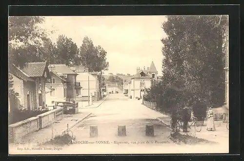 AK Migennes, Vue prise de la Passerelle