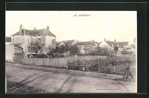 AK Migennes, Strassenpartie, Ortspartie