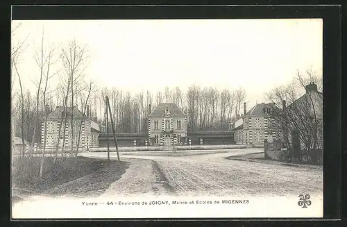 AK Migennes, La Mairie et Ecoles