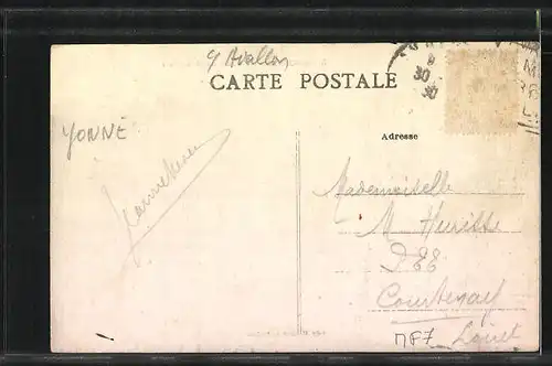 AK Méluzien, Un coin, Ortspartie