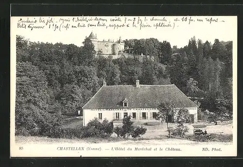 AK Chastellux, L`Hotel du Maréchal et le Chateau