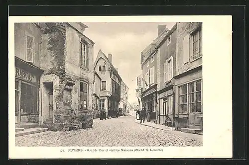 AK Noyers, Grande Rue et vieilles Maisons