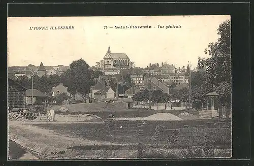 AK Saint-Florentin, Vue générale