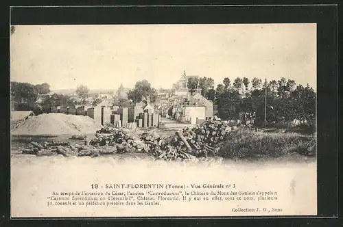 AK Saint-Florentin, Vue Générale