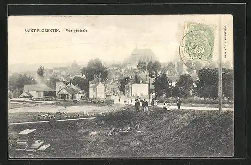 AK Saint-Florentin, Vue générale
