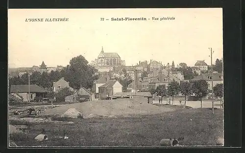 AK Saint-Florentin, Vue générale