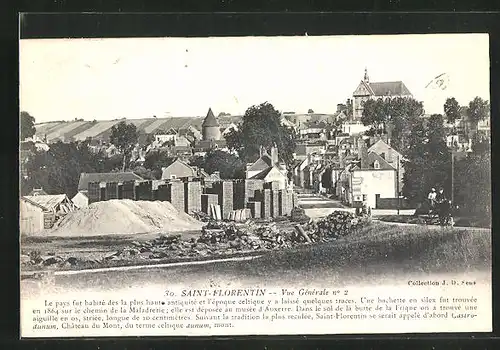 AK Saint-Florentin, Vue générale