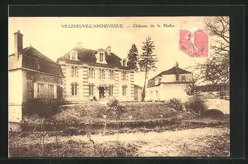 AK Villeneuve-L'Archeveque, Chateau de la Mothe