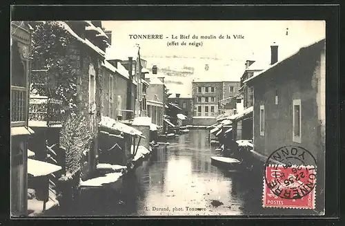 AK Tonnerre, Le Bief du moulin de la Ville