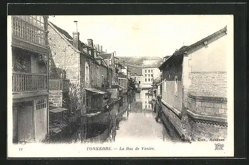 AK Tonnerre, La Rue de Venise