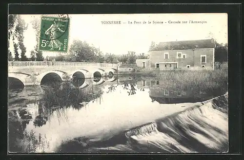 AK Tonnerre, Le Pont de la Scierie, Cascade sur l`Àrmancon