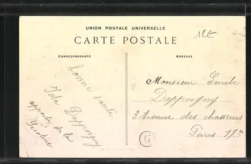 AK Villeroy, Vue Générale, prise du chemin de la Haie Pélerine