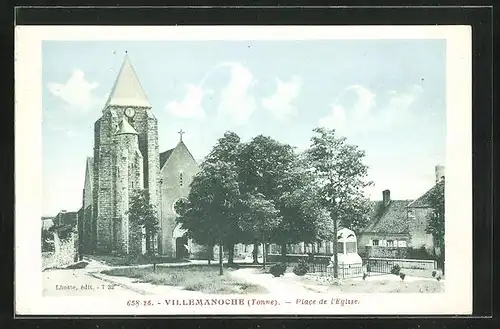 AK Villemanoche, place de l`Eglise