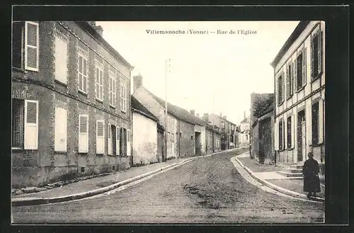 AK Villemanoche, Rue de l`Eglise