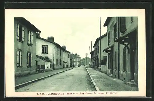 AK Migennes, Rue Pierre Larousse (1er Partie)