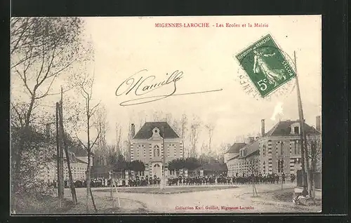 AK Migennes-Laroche, Les Ecoles et la Mairie