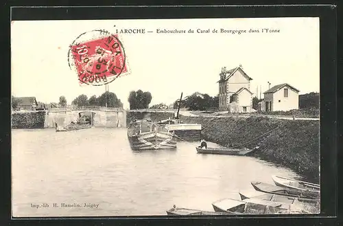 AK Laroche, Embouchure du Canal de Bourgogne dans l`Yonne