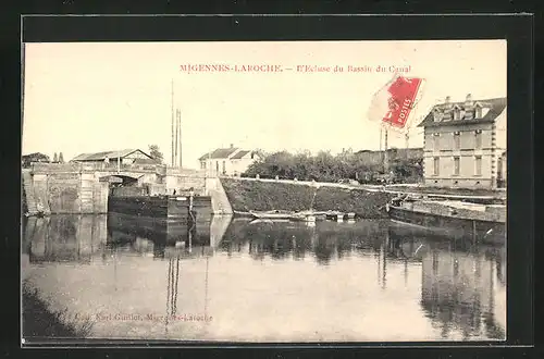 AK Migennes-Laroche, L`Ecluse du Bassin du Canal