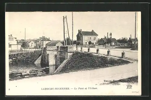 AK Laroche-Migennes, Le Pont et l`Ecluse