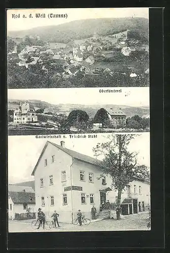 AK Rod a. d. Weil /Taunus, Gasthaus v. Friedrichstahl, Oberförsterei