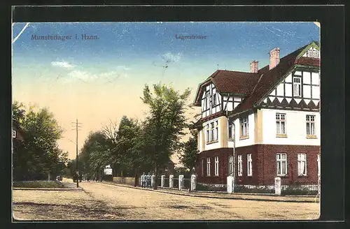 AK Munsterlager i. Hann., Lagerstrasse