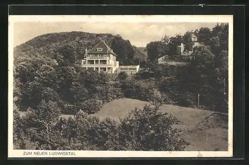 AK Schriesheim a.d. Bergstrasse, Hotel Zum neuen Ludwigsthal