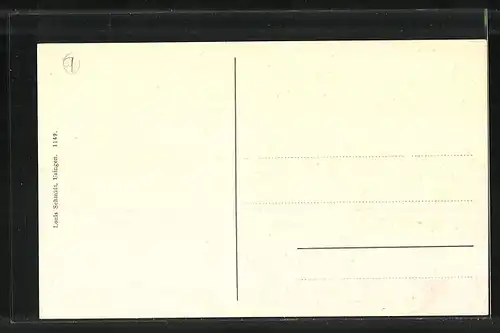 AK Usingen i. T., Pappel-Allee