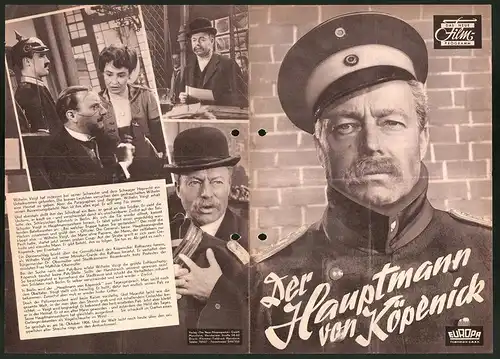 Filmprogramm DNF, Der Hauptmann von Köpenick, Heinz Rührmann, Martin Held, Maria Sebaldt, Regie Helmut Käutner