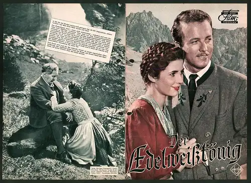 Filmprogramm DNF, Der Edelweisskönig, Rudolf Lenz, Walter Koch, Erwin Faber, Regie Gustav Ucicky