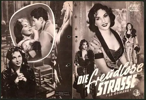 Filmprogramm DNF, Die freudlose Strasse La Romana, Gina Lollobrigida, Daniel Gélin, Regie Luigi Zampa