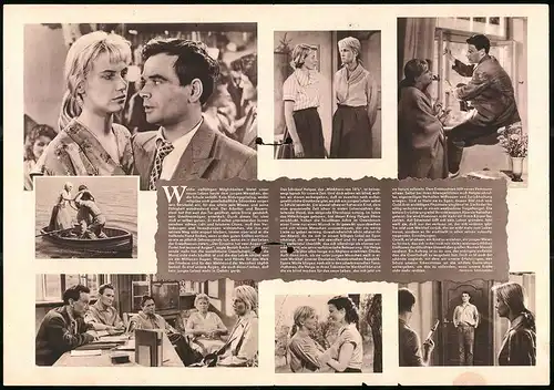 Filmprogramm PFP Nr. 18 /58, Ein Mädchen von 16 1 /2, Nana Schwebs, Helga Göring, Horst Buder, Regie Carl Balhaus