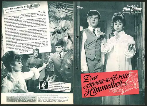 Filmprogramm IFB Nr. 6315, Das schwarz-weiss-rote Himmelbett, Daliah Lavi, Martin Held, Marie Versini, Regie Rolf Thiele