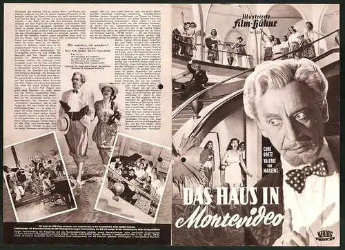 Filmprogramm IFB Nr. 1328, Das Haus in mondevideo, Curt Goetz, Ruth Niehaus, Eckart Dux, Regie Curt Goetz