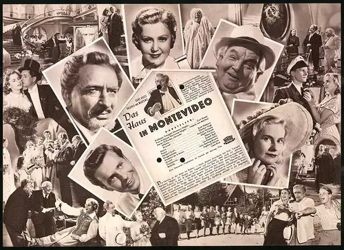 Filmprogramm IFB Nr. 1328, Das Haus in mondevideo, Curt Goetz, Ruth Niehaus, Eckart Dux, Regie Curt Goetz