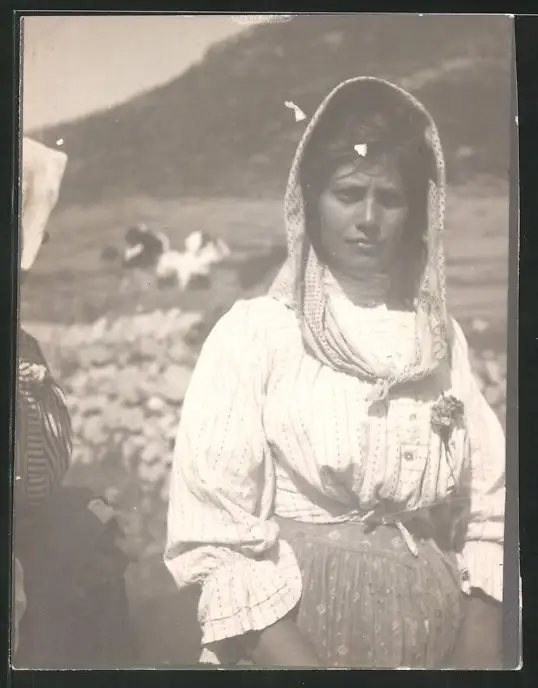 38 Fotografien unbekannter Fotograf, Ansicht Rom / Italien, Bärenführer, Ziegeuner, Trachten, Land & Leute, Stillleben u 0