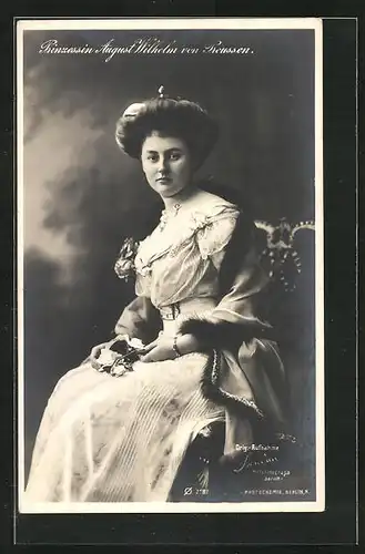 AK Prinzessin August Wilhelm von Preussen