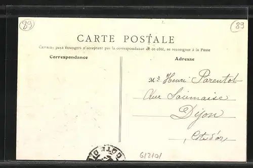 AK Tonnerre, Rue de Venise, Strassenpartie