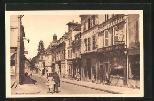 AK Tonnerre, Rue de l`Hôpital, Strassenpartie