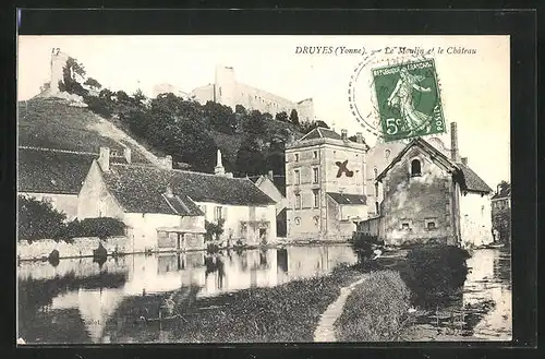 AK Druyes, Le Moulin et le Château