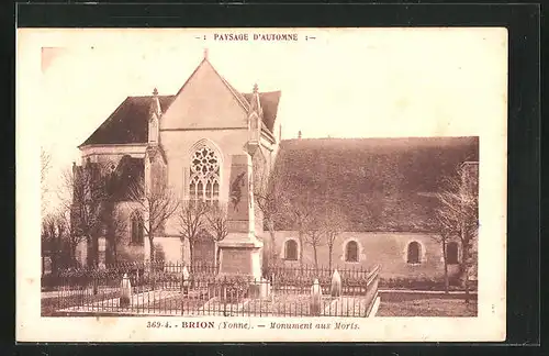 AK Brion, Monument aux Morts